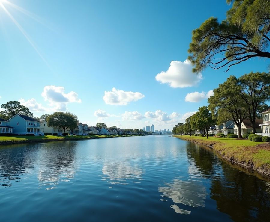 Riverfront homes on the St. Johns River in Jacksonville